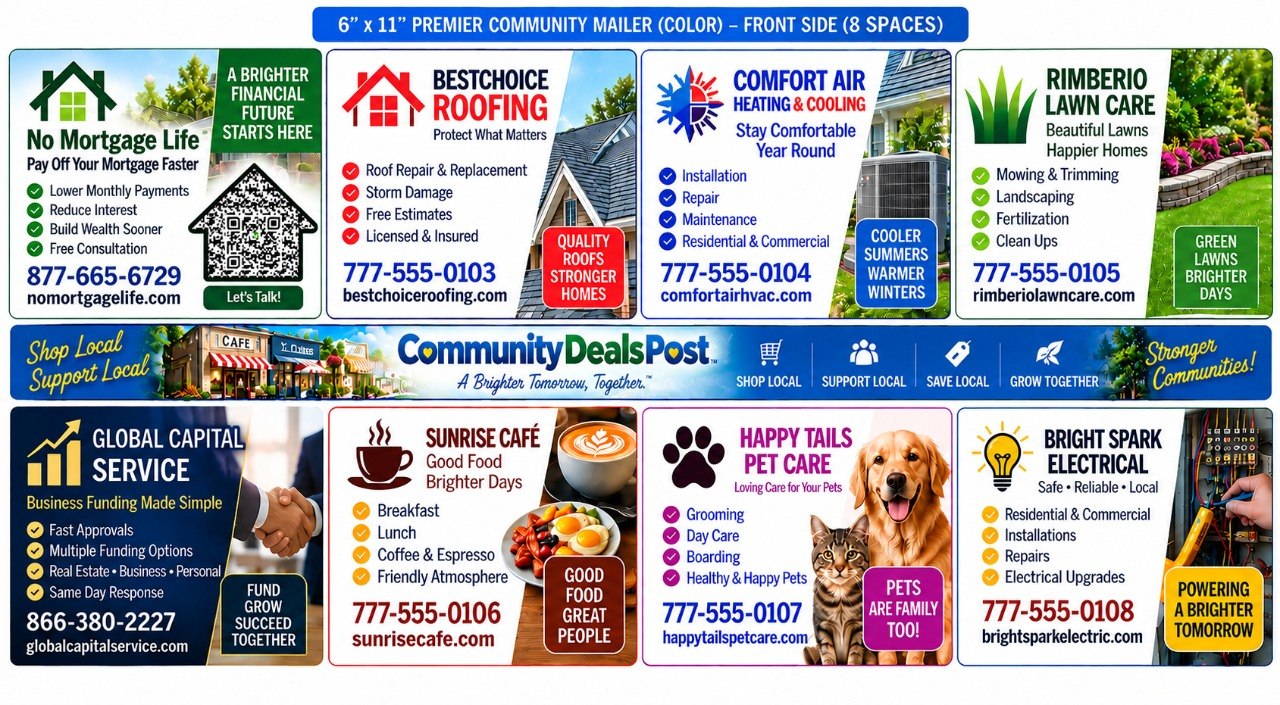 6x11 Premier Mailer Front